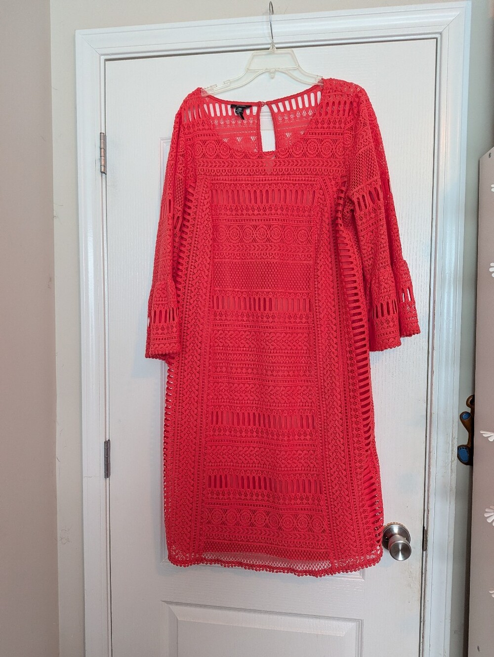 Alfani Crochet Lace Shift Dress